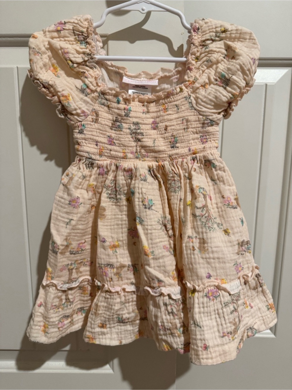 Bonnie Baby Floral Puff Sleeve Dress